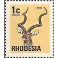 Rhodesia QEII 1974 1c Greater Kudu Unmounted Mi...