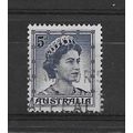 Australia.SG314 5d Queen Elizabeth II (Deep Blu...