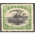 Papua 1907 SG47 1/2d Black & Yellow-Green Mount...