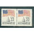 2115a 22c U.S. Flag Fine MNH CNP Right 12 G0730