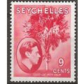 Seychelles 1938 SG138 9c Scarlet Mounted Mint .
