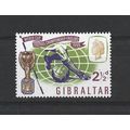 Gibraltar.SG188 2 1/2d Violet,Yellow-Green,Lake...
