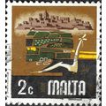 MALTA, Agriculture, brown 1973, 2c, #4