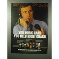 1983 Right Guard Deodorant Ad - Work Hard