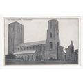 The Abbey Church Wymondham Postcard 1952 Norfolk