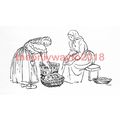 Market Women, Catalan France, c1920, MODERN REP...