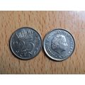 Netherlands 1978 25 Cents Coin