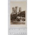 old b/w postcard Durham Cathedral