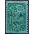 Flood Relief Fund optd: 50h - Austria 1921 - NM...