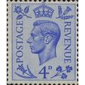Great Britain KGVI 4d Ultramarine Unmounted Min...