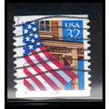 Used 2915Cv 32c U.S. Flag Over Porch Fine CNS 6...