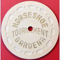 Horseshoe Club. Vintage Casino Chip. Gardena, C...
