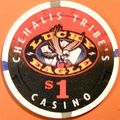 Lucky Eagle. $1 Casino Chip. Rochester, WA. X90.