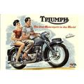 Advertising TRIUMPH Thunderbird Postcard (Mayfa...