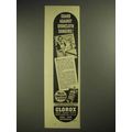 1940 Clorox Bleach Ad - Guard Against Dishcloth...