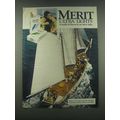 1985 Merit Ultra lights Cigarettes Ad