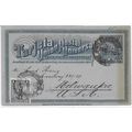 Uruguay Postal Card 1901 uprated to Milwaukee W...