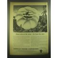 1945 American Viscose Corporation Ad - Phone wire on the wing front line Duty