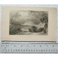 Vintage engraving: Ullswater from Pooly Bridge