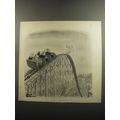 1952 Cartoon by Chas Addams - Construction Ahead
