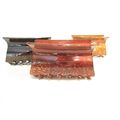 Painted marbled design acrylic hair claw clamp ...