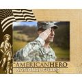 National Guard American Hero Laser Engraved Woo...