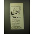 1960 Cook's Travelers Cheques Ad - Free Gondola Ride