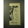 1960 Greek Line Cruise Ad - Enjoy all of Europe