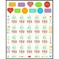 From Me To You - Thank you - Wedding Sheet of 2...