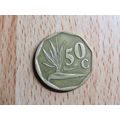 Suid Africa South Africa 1995 50 Cent Coin