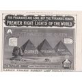 1901 CLARKES PYRAMID NIGHT LIGHTS MAGAZINE ADVERT