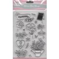 A6 Floral Stamp set. 20 Pieces. Flowers Florist...