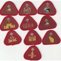 Scout Badges 10 x Cub Proficiency 1967/03 - Bla...