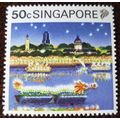 Singapore 1990 Tourism 50c Chinese New Year Boa...
