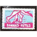 FRA 2008 (55c) 'GREETINGS -BONNES FETES' FINE U...