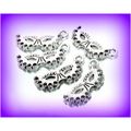 5 Pcs Shades Grey Jewellery Making Charm Tibetan Silver Mask Pendant 636