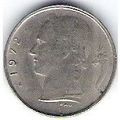 BELGIQUE 1 FRANC 1972
