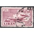 Lebanon 1959 - SG610 - 10p purple - Douglas DC-...