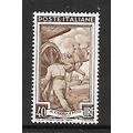 ITALY 1950 PROVINCIAL OCCUPATIONS 40L BROWN CAR...