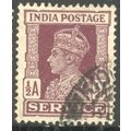 India 1939 - SG O144 - KGV1 ½a brown (Service) ...