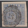 Mi 10b used 1861 Baden Cat € 30