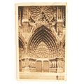 1934 postcard Reims Cathedral