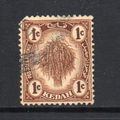 Malaysia (Kedah) - 1921-32 - 1c Brown (sg26) Used