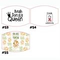 MAH JONGG Face Masks (Choice of Designs)[ ]