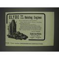 1910 Clyde Iron Works Ad - High Grade Hoisting ...