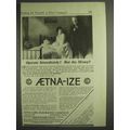 1917 Aetna Insurance Ad - Operate Immediately!