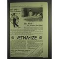 1917 Aetna Insurance Ad - One Day Well and Strong