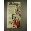1941 Sno-Cola Soda Ad - Won Young Set at First Taste