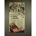 1941 Sno-Cola Soda Ad - The Cola-Wise are Swinging