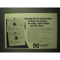 1973 Hornady 30 cal. 168 Gr. Match Bullets Ad - These Targets